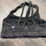 Lululemon Athletica Charcoal Patterned Bra Photo 2