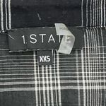 1. State Black and White Plaid Asymmetrical dress Photo 3