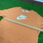 Nike Women’s 0X Orange Sweatshirt Swoosh Soft Cozy Lounge Crewneck Photo 2