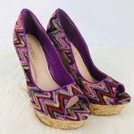 Shoe Dazzle Womens Colorful Shoes Wedges Photo 2