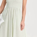 Madewell NWT  Strapless Light Green Dress Photo 0