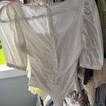 Puff sleeve bodysuit White Size M Photo 1