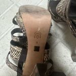 BCBG Maxazria Sexy Snakeskin Leather Strapped Studded Stiletto Heels 9 Thera Photo 4