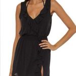 Becca NWT Black Ruffle Swim Coverup BREEZY BASICS DRESS S Photo 1