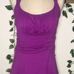 Bisou Bisou  Michele Bohbot Open Back Strappy Tank Top Built in Bra Y2K 2000’s Photo 0