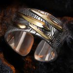 925 Silver Plated Adjustable Shooting Star Ring for Men Women,Punk Hip Hop Ring Photo 2