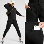 Athleta Radiant Performance Jogger Streetwear Black Tapered Leg Women’s Size 16 Photo 1