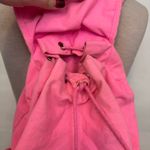 PINK - Victoria's Secret Victoria’s Secret PINK hot pink neon Canvas Backpack Bookbag Photo 2