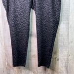 Avenue Size 22/24 Average Animal Print Cropped Leggings Black Gray Brown Photo 3