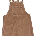 Tinseltown Light Tan Corduroy Overall Mini Dress Sz M Photo 0