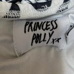 Princess Polly  Black White Striped Zebra Halter Bandeau Tube Crop Top Size 6 Photo 3