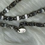 Vintage Les Bernard Inc. long Necklace Silver Photo 4