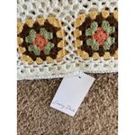 Emory park ‎ Crochet Boho Festival Granny Square Halter Tank Top Shirt Small NEW Photo 4