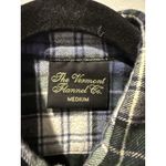 The Vermont Flannel Co Shirt Medium Blue Plaid Outdoor Gorpcore Made In USA Photo 3