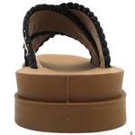 Pierre Dumas Weaved Caliso Sandals Beige Black Size 6 Photo 2