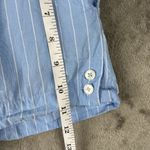 ZARA Striped Poplin Shirt Shorts Set Women’s XS Blue Two-Piece Cropped Y2K Chic Photo 8