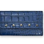Jessica Simpson  Blue Croc Wallet Photo 0