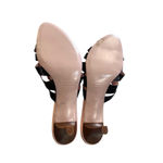 Franco Barbieri Vintage Made In Italy Flower Leather Heel Size 8.5 Women's Pink Photo 4