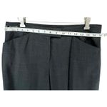 Lafayette 148 NY Irving Trouser Pants 6 Charcoal Gray Wool Stretch Quiet Luxury Photo 4