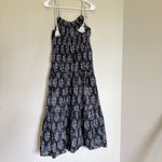 Moon River  Anthropologie‎ Womens Dress Black Rope Straps Midi Medium Photo 8