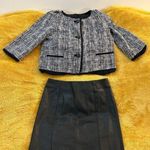 H&M LEVEL UP 2 piece outfit! Talbots Tweed short jacket with  skirt Photo 0