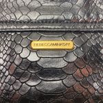 Rebecca Minkoff Black Animal Print Should Bag with Gold Hardware Photo 3