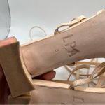 LPA  Loren Block Tan Heel Sandals square toe size 8 strappy leather Photo 10