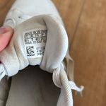 Adidas  Cloudfoam White and Gold Striped Sneakers Size 8.5 Athletic Metallic Photo 10