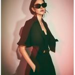 Alexis NWT Fiore Dress in Black Midi A-Line Wool Size Large Photo 14