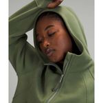 Lululemon Scuba Oversized Full Zip in Green Twill Photo 3