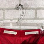 Pilcro and the Letterpress Luxe Red High Rise Skinny Velvet Jeans Size 26 Photo 5