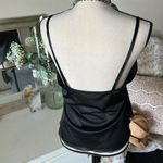 Vtg Maidenform nylon USA union made black lace cami tank 36 med large Photo 4