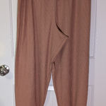 NWOTS Parade Waffle Weave Joggers Women's XLarge Teddy Brown Size XL Photo 0
