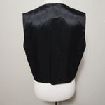 carole little Vintage leopard tweed embroidered waiatcoat vest size 12 Photo 3