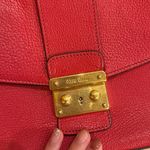 Miu Miu red madras leather crossbody bag Photo 3