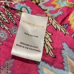 Charina Sarte Vibrant Pink Bohemian Talaia Cut Out Mini Dress NWT Photo 7