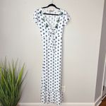 Skemo Kalapa Tie Long Dress Medium Handmade Maxi Embroidered Cutout Resort‎ Chic White Photo 1