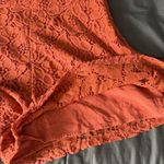 Hollister  Crochet/Lace Romper Orange Size Small Photo 3