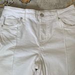 Free People White Skinny Frayed Hem Pants 28R Photo 4