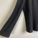 Eileen Fisher Womens Black Wool Jacket Lightweight 1 Button Sweater Knit Career Photo 4