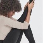 Athleta Powervita Barre Stirrup Tight Black Legging size Small style 353531 Photo 1