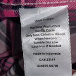 Talbots Long Sleeve Pastel Madras Plaid Cotton Button Up Spring Preppy Shirt XS Photo 8