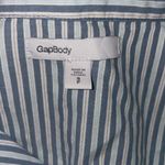 Gap  Body blue pinstripe long sleeve button down sleep shirt Photo 2