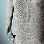 American Eagle  open front fringe boho wool blend cardigan sweater size medium Photo 2