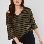 Free People | Head In The Clouds V-Neck Striped Top Photo 0