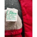 Van Real red leather gloves size S Photo 3