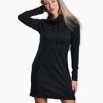 Kuhl Lea Cowl Neck Sweater Dress Women’s Size M Dark Gray Stretch Pockets 4209 Photo 0
