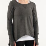 Lululemon Tea Lounge Pullover Color: Heathered Coal Size 4 P2P 15.5” EUC Photo 0
