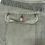 Free People  Green Cargo‎ Shorts with Distressed Hem Photo 2