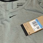 Nike  Womens One Dri-Fit Slim Top - Gray/Gray BNWTS SIZE MEDIUM Photo 3